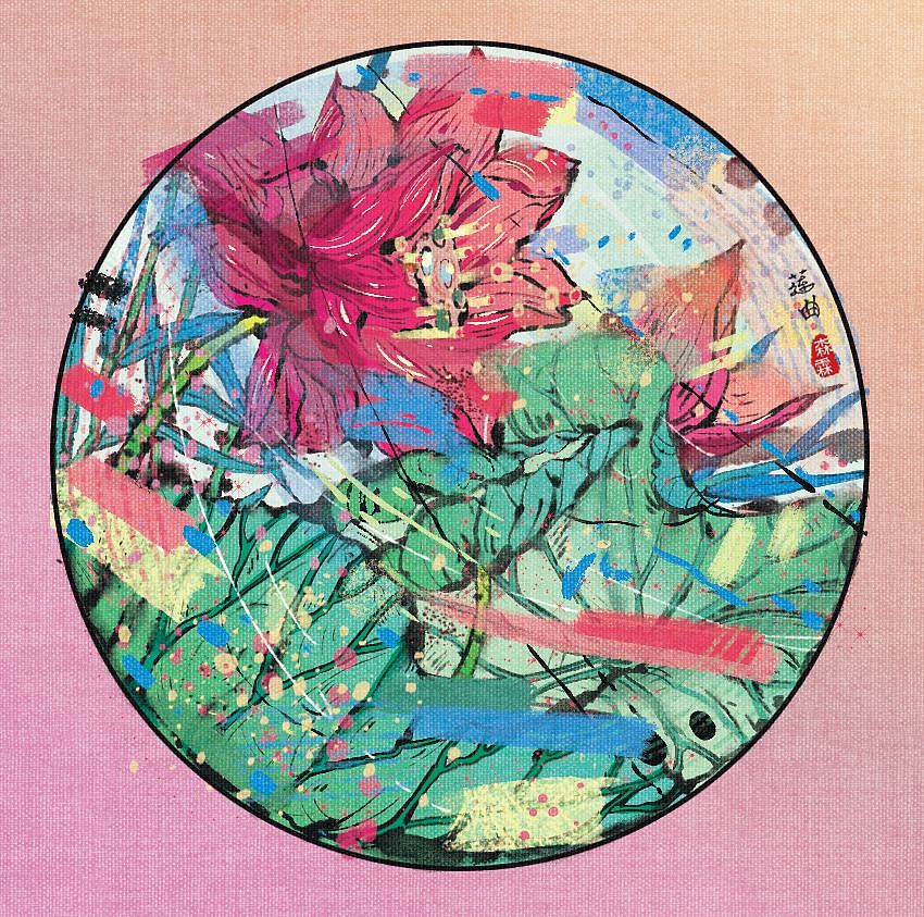 原創(chuàng)|新國潮花鳥插畫《星光》（圖ZMzQ1ODg3MzQw） - 商業(yè)插畫 - 站酷設計師森霖Art原創(chuàng)素材 - 站酷ZCOOL