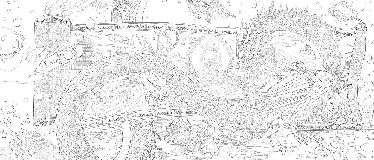 【遨游太空】（图ZMjg1Njg3Nzg4） - 海报 - 站酷设计师梁小志原创素材 - 站酷ZCOOL