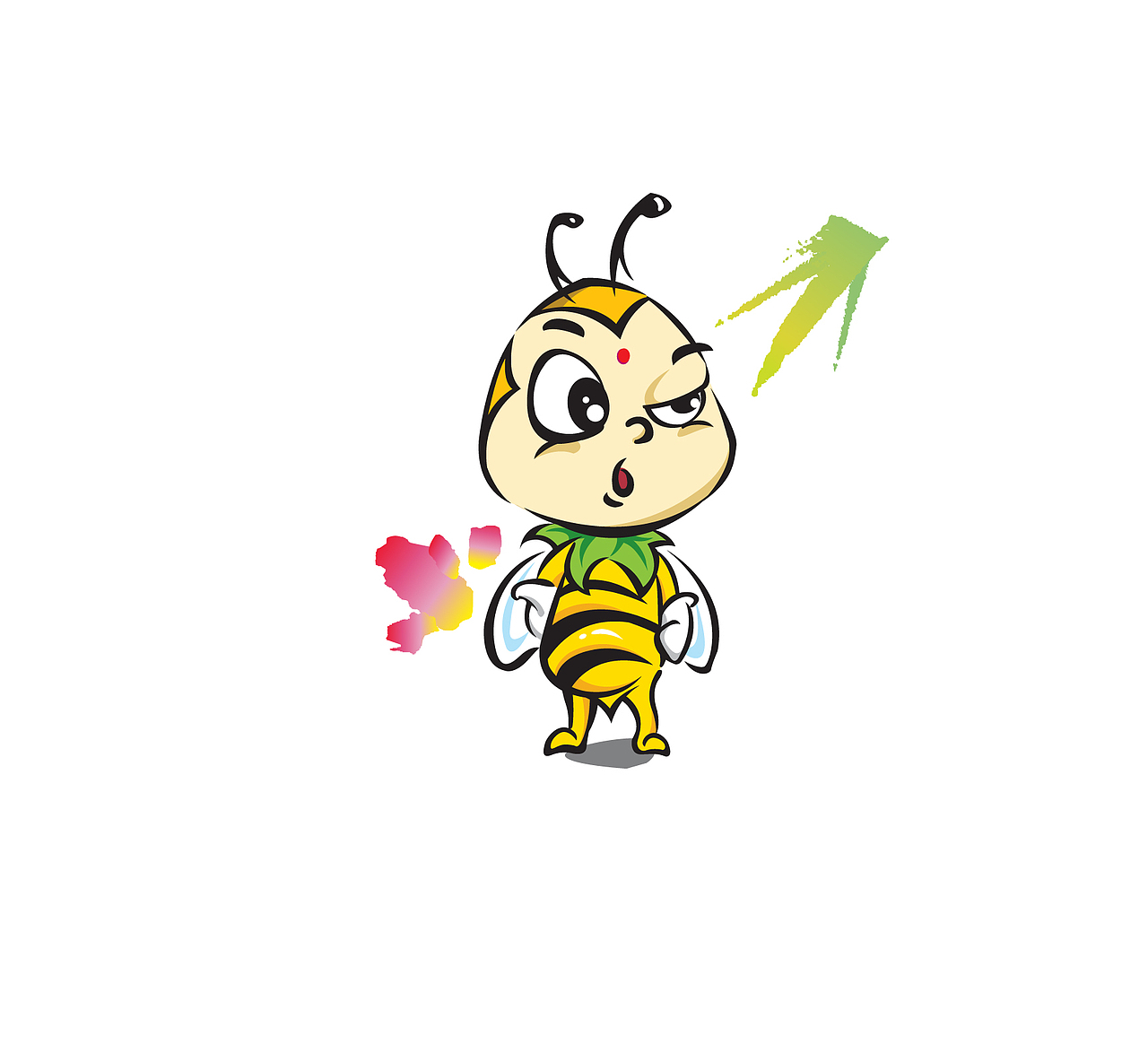 品牌logo 小蜜蜂原画手绘插画设计（图ZMTg2Nzg4NjA=） - 商业插画 - 站酷设计师sandra10144原创素材 - 站酷ZCOOL
