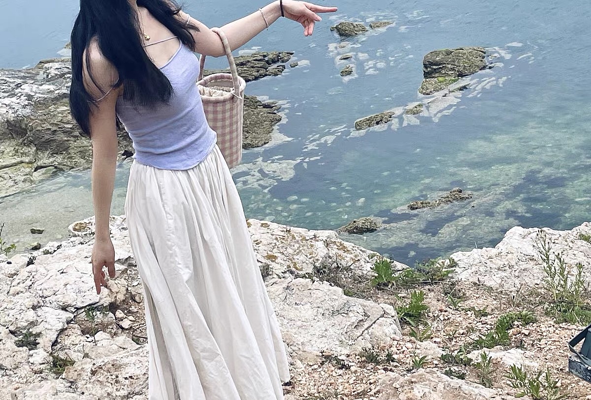 亚麻水桶格子包  买家秀