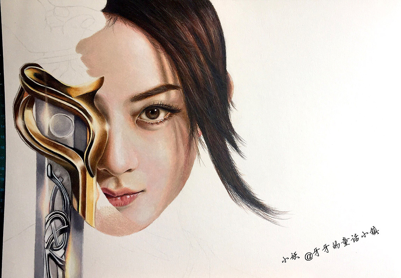 我心中的楚乔系列4|纯艺术|绘画|春枫画语_原创作品-站酷zcool