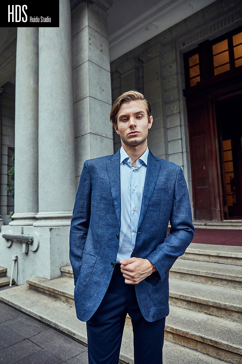 欧美商务男装品牌拍摄