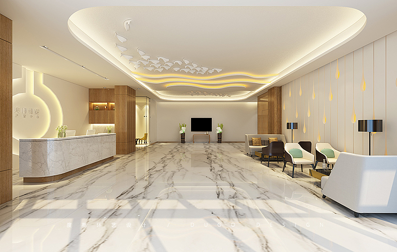 渭南市美月母婴护理中心 空间设计（图ZMjI2NzYzNTAw） - 家装设计 - 站酷设计师度高环境艺术设计原创素材 - 站酷ZCOOL