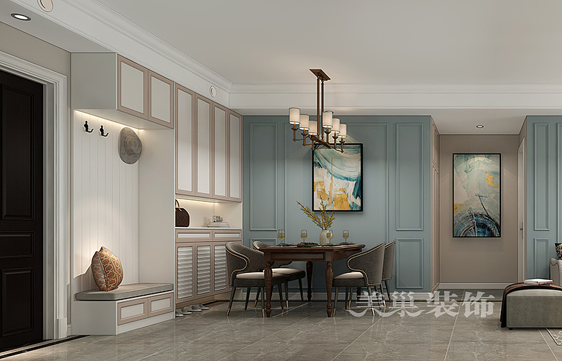 郑州新婚夫妻125平,北欧风格就是有格调,超nice---餐厅