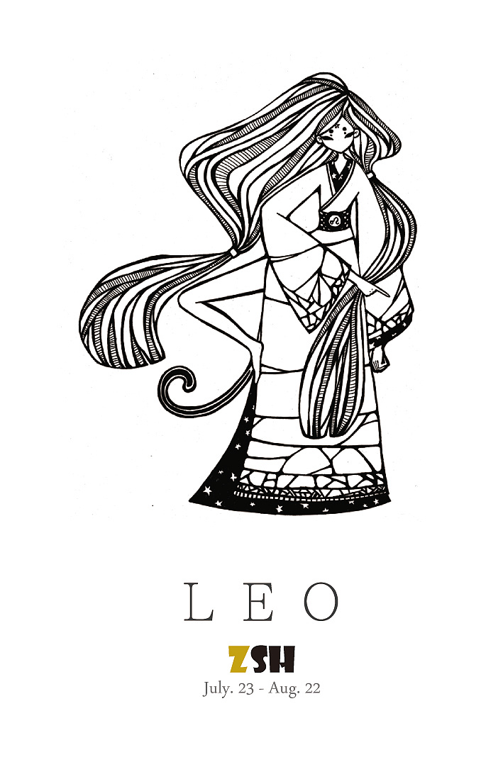 狮子座动漫少女图画图片