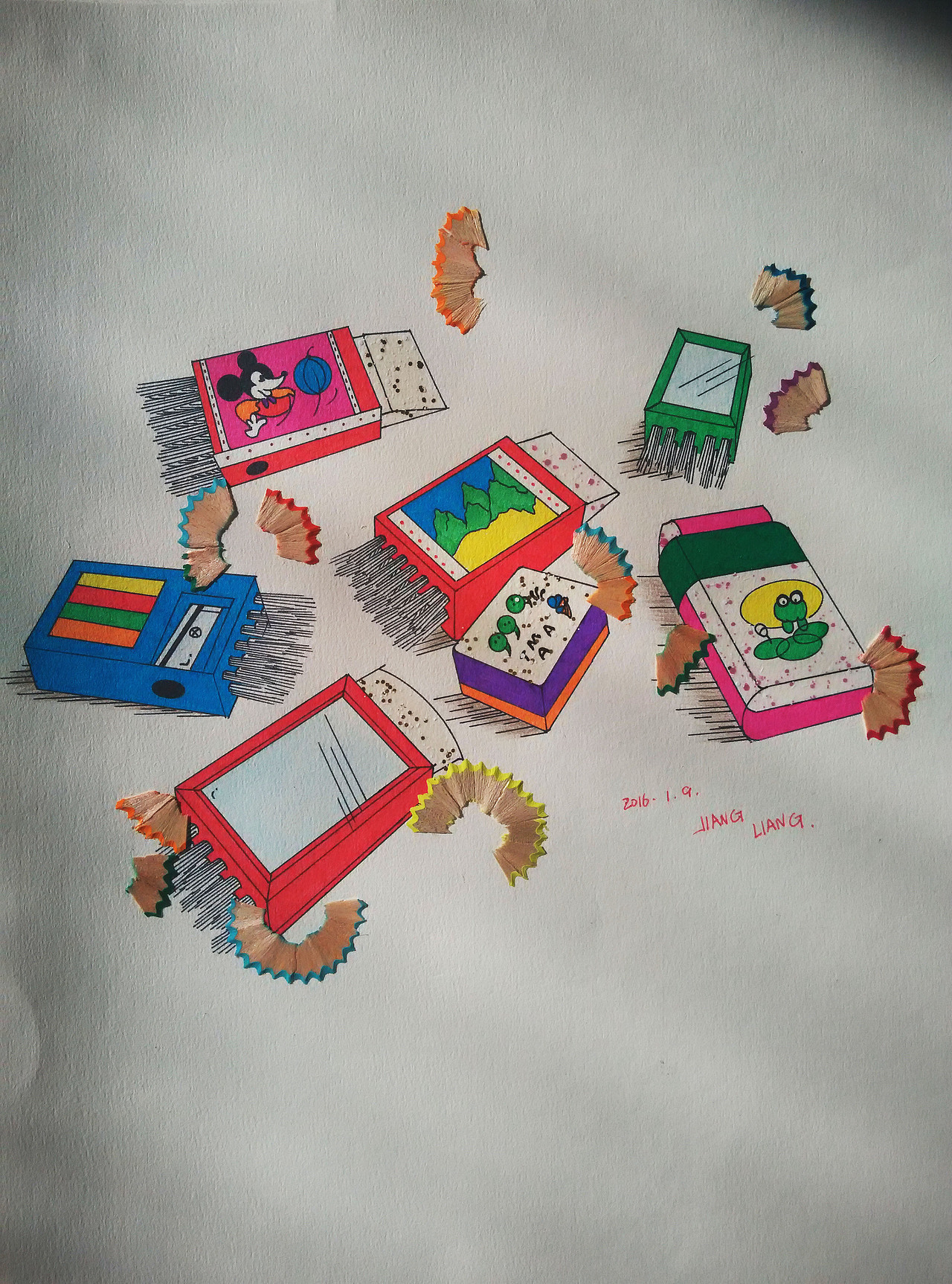 童年记忆（图ZMTE3MjI3NjY0） - 绘本 - 站酷设计师蒋亮原创素材 - 站酷ZCOOL