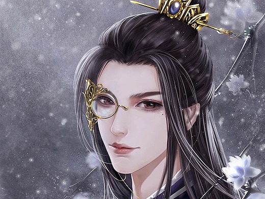 古风人物插画,小说《杀破狼》顾昀同人