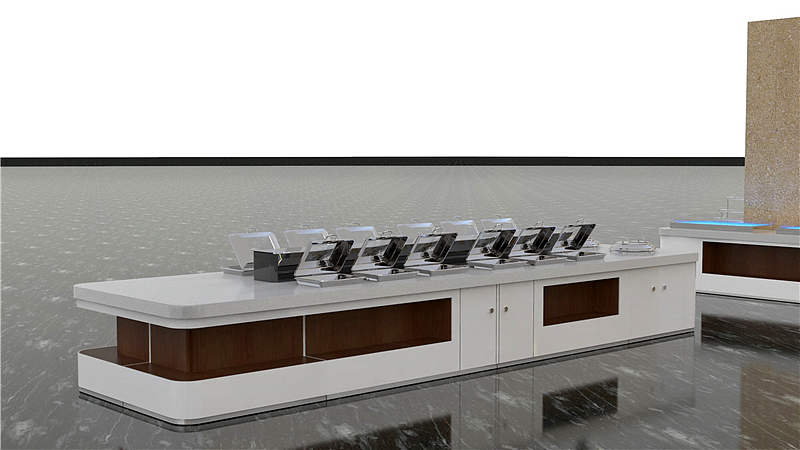 酒店折叠布菲台尺寸 高度 模块定制安装 自助餐台设计