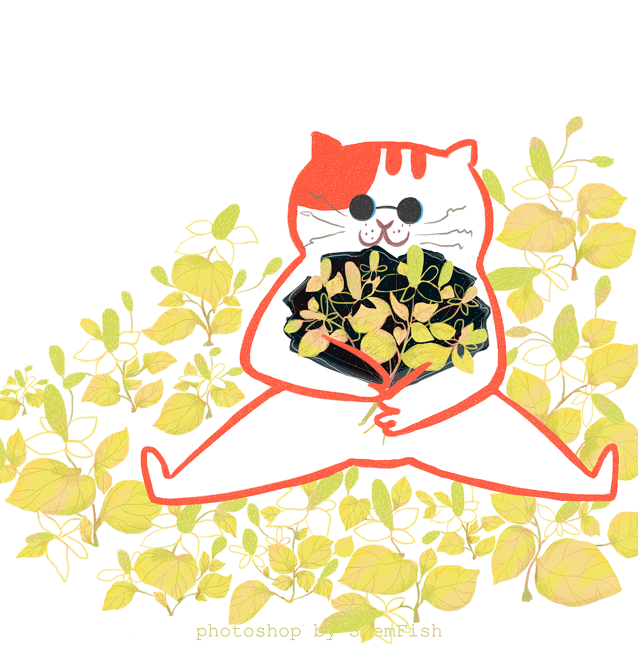 《猫拟人生》（图ZMTk3MDM0NDY4） - 商业插画 - 站酷设计师SeemFish原创素材 - 站酷ZCOOL