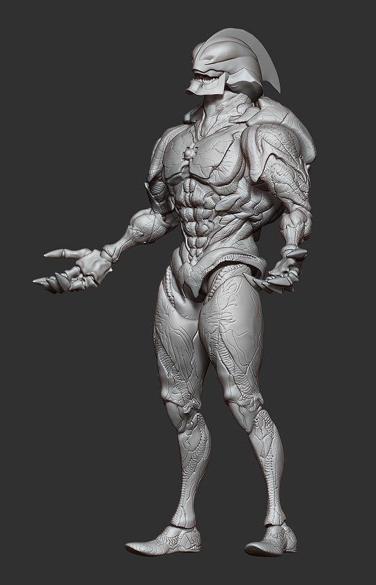 zbrush 贝利亚|三维|人物/生物|z97963347_临摹作品-站酷zcool
