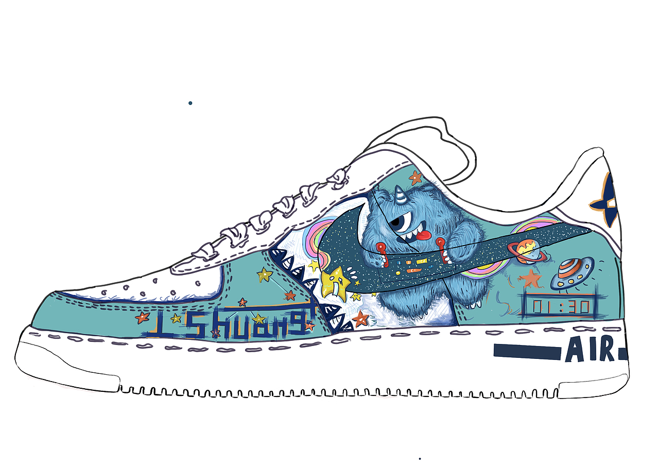 空军一号潮鞋设计