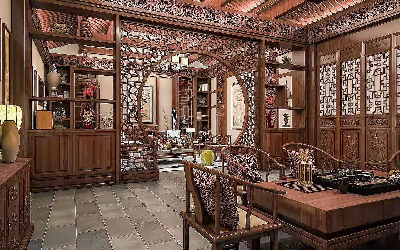 分享一组四合院效果图表现（图ZMjQ3MDM4MzY0） - 商业空间设计 - 站酷设计师1992效果图陈丹妮原创素材 - 站酷ZCOOL