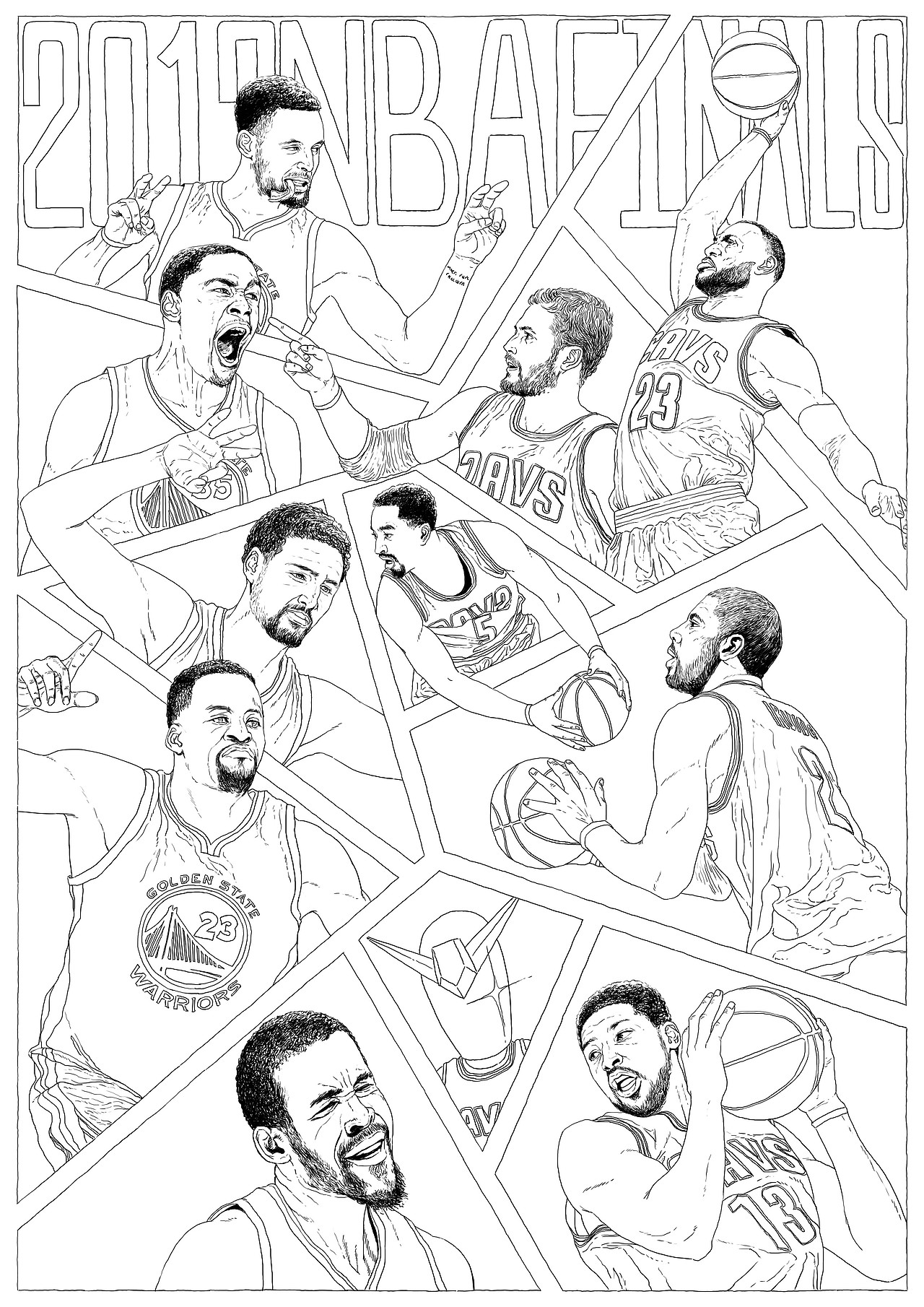 nba插画