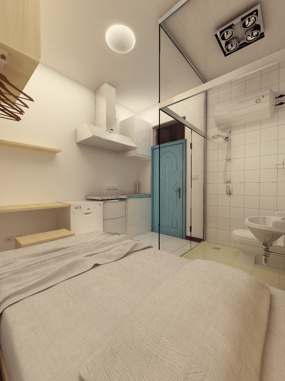 纪念北京生活的9平米迷你公寓