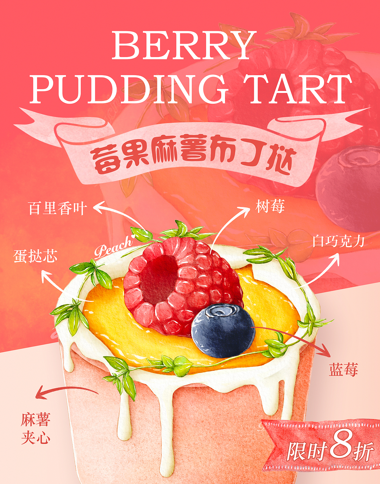 iPad水彩插画 | 手绘甜点海报 | 甜品合集（图ZMjg2MTIyNjM2） - 商业插画 - 站酷设计师杨桃桃插画原创素材 - 站酷ZCOOL