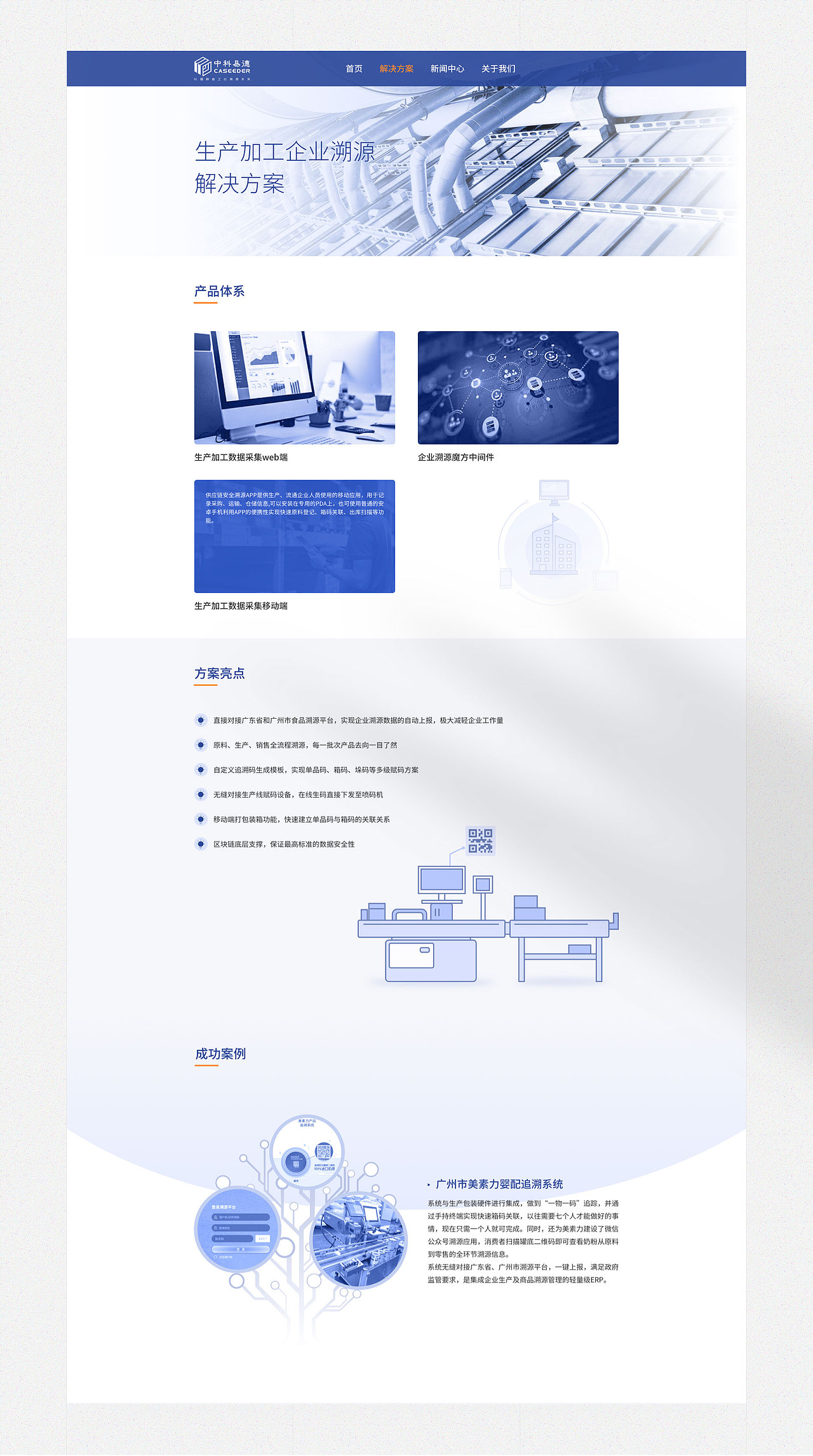 如何用双色调设计网站-中科易德官网设计（图ZMTk5NzY5NzYw） - 企业官网 - 站酷设计师阿鲤郎原创素材 - 站酷ZCOOL