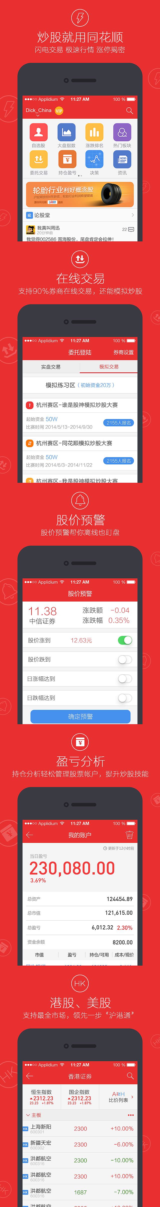 同花顺手机炒股 Redesign（图ZMTcyMjY4NDA=） - APP界面 - 站酷设计师zxtyf原创素材 - 站酷ZCOOL
