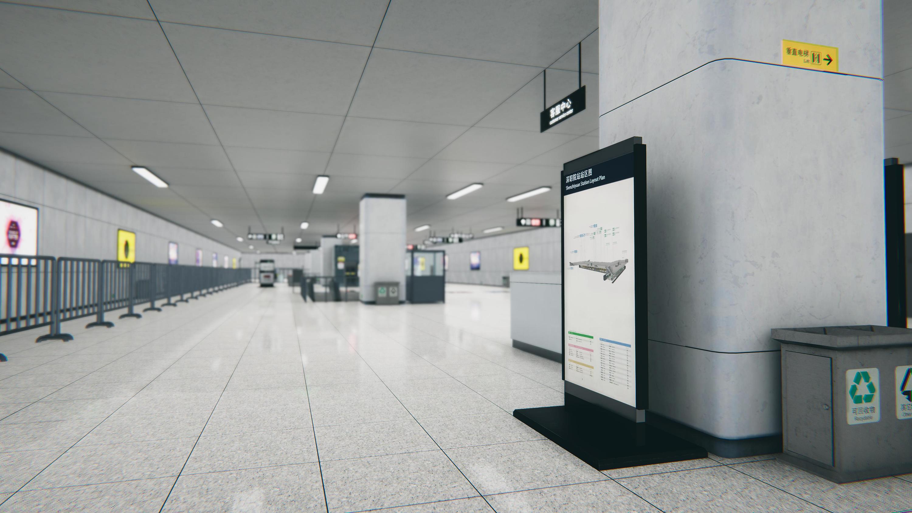 unity丨可换乘的地铁车站|三维|场景|柯晓豪_原创作品-站酷zcool