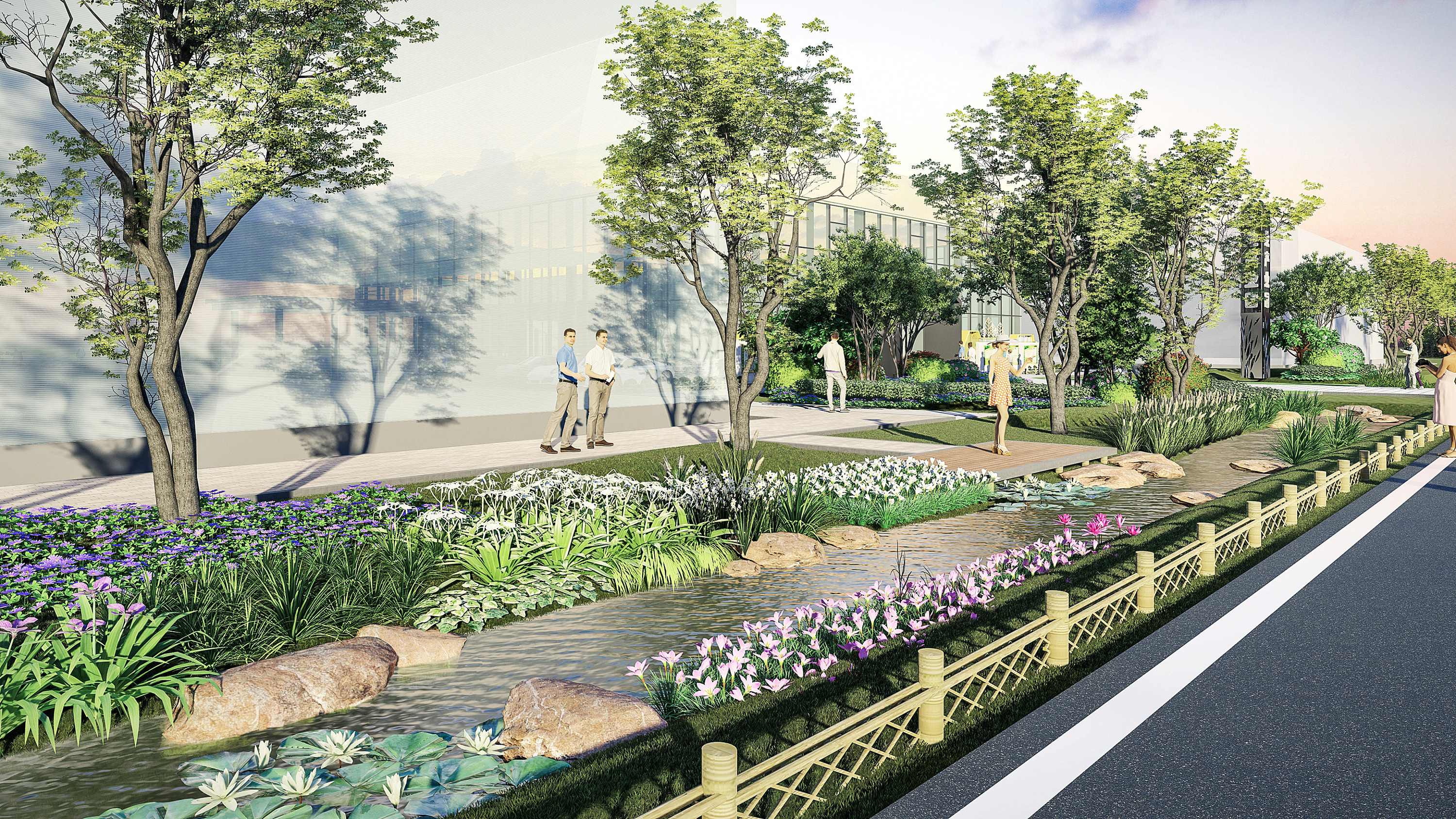 农业产业园植物景观设计