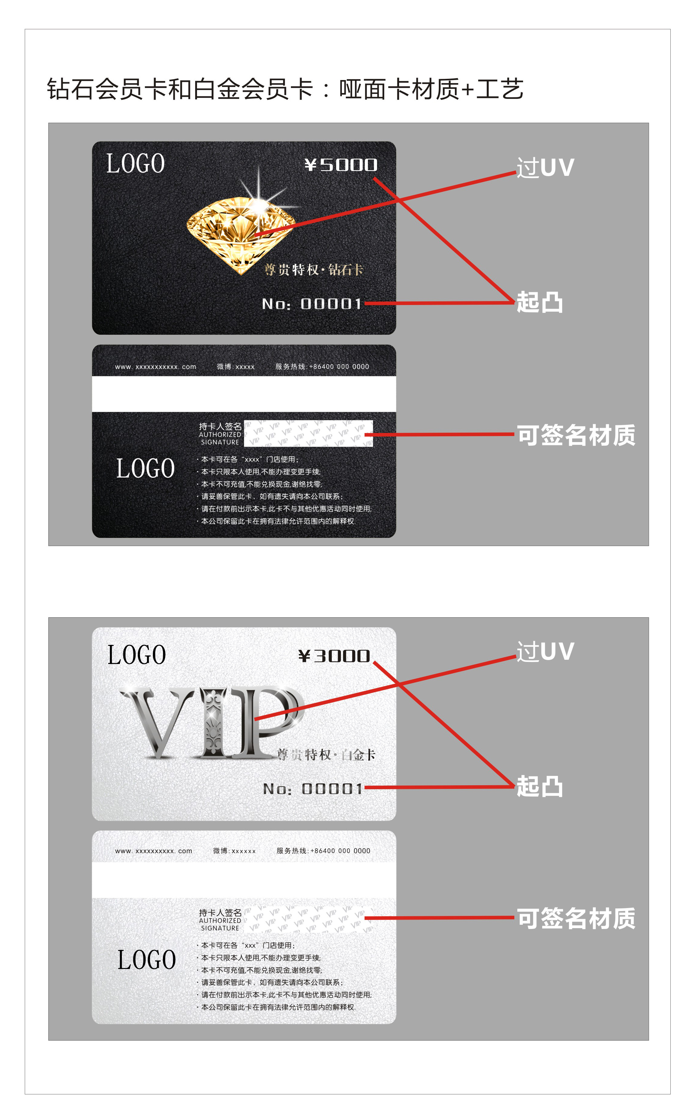 砖石会员卡 白金会员卡