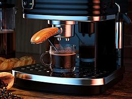 咖啡機(jī)臨摹