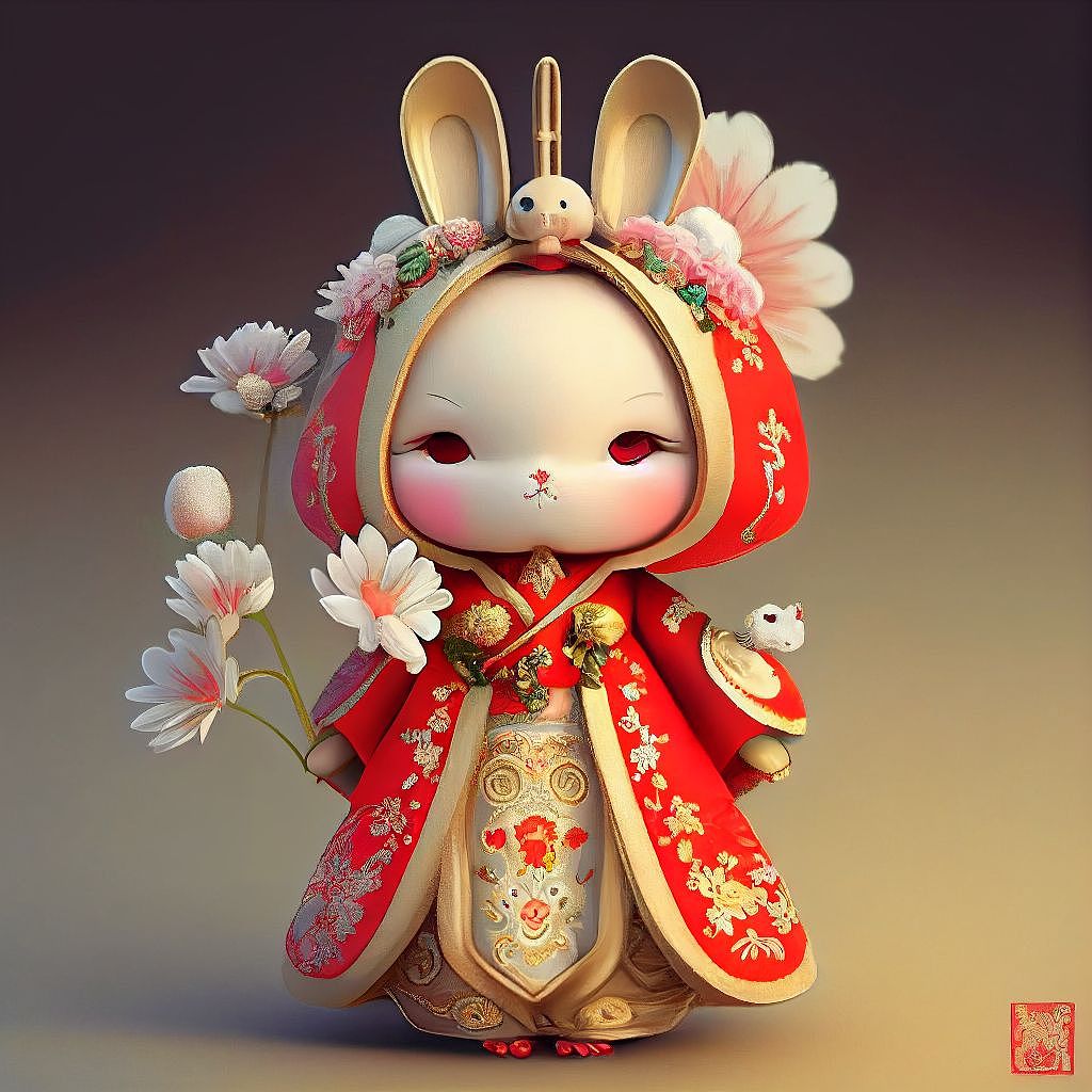 新年兔兔 兔兔头像