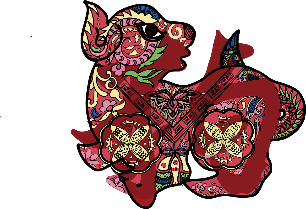 戊戌狗年传统插画（图ZMTA5MzM2OTgw） - 艺术插画 - 站酷设计师大腐的晚餐原创素材 - 站酷ZCOOL