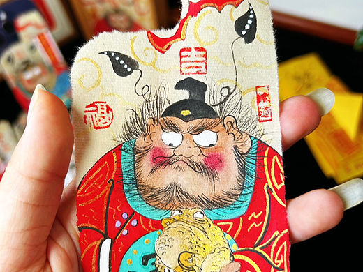 钟馗,大脸馗小画