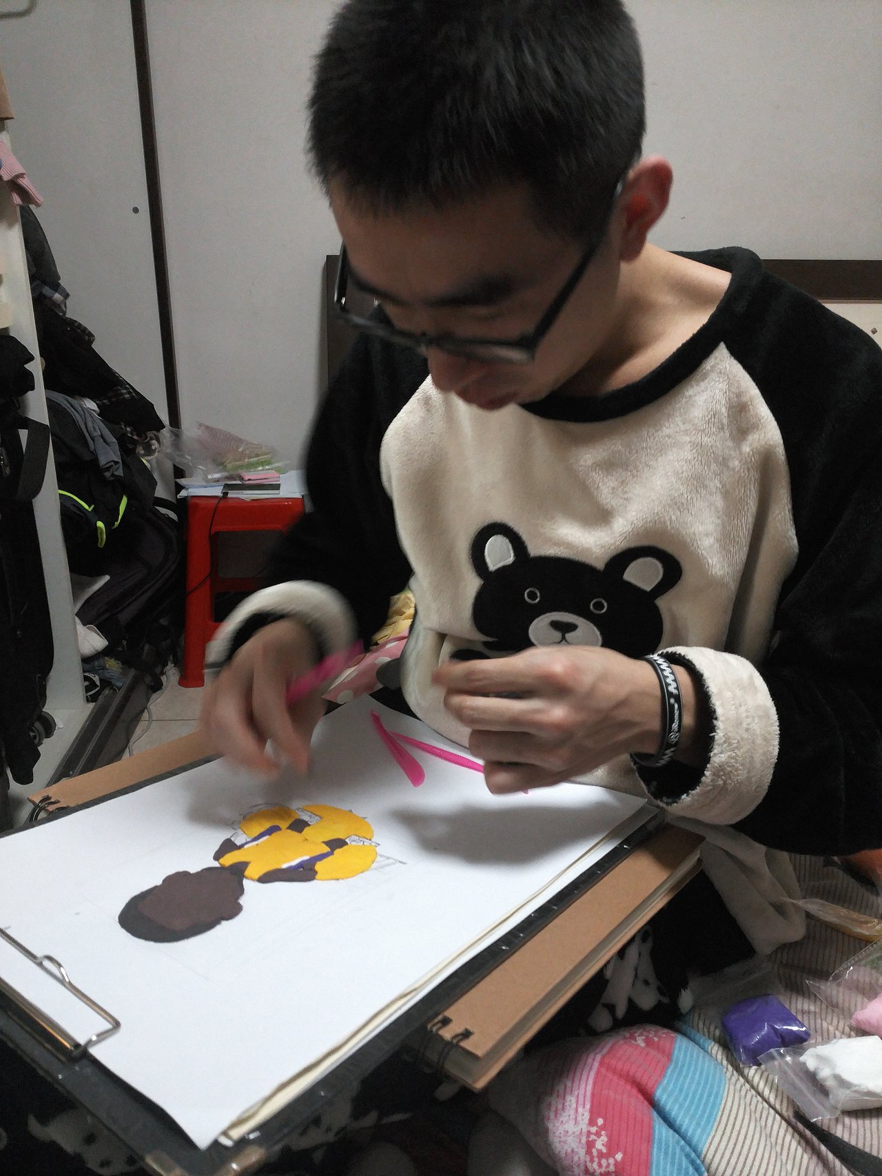 老公的畫---《老婆大人漫畫系列》（圖ZMTAxNzM1ODky） - 單幅漫畫 - 站酷設(shè)計師pxlart原創(chuàng)素材 - 站酷ZCOOL