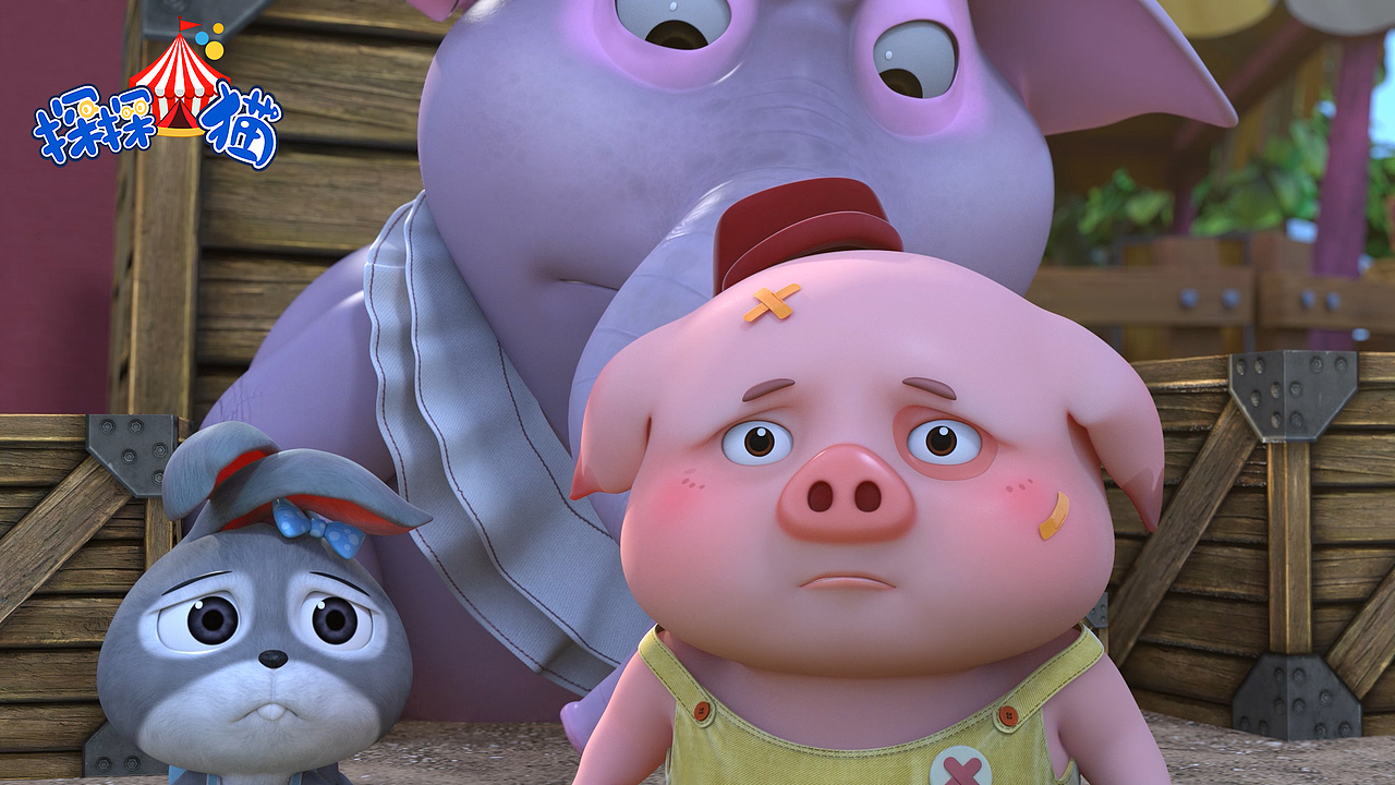 探探猫搞笑图片合集：豆豆猪的愿望够神！