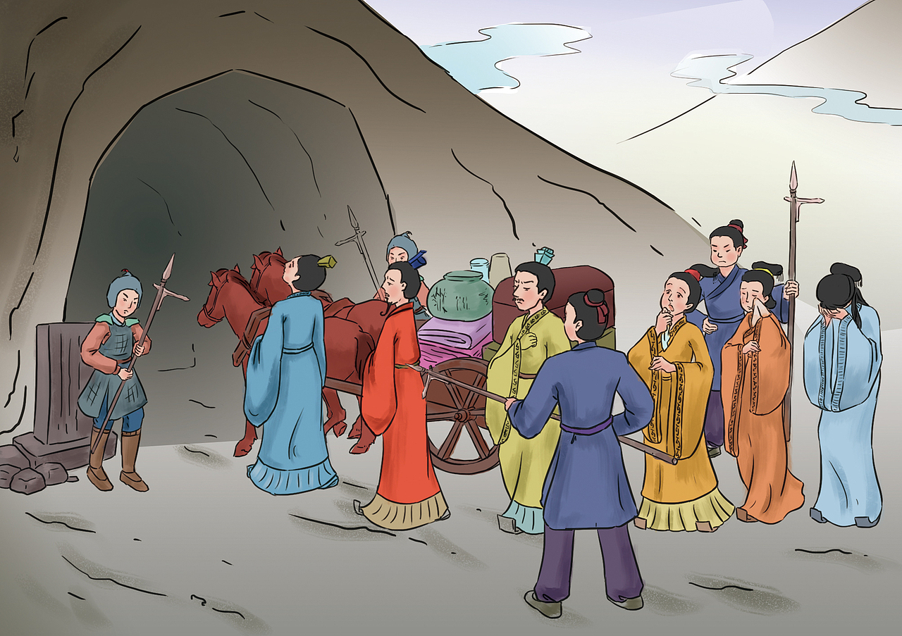 历史故事插画（图ZNzgwMjA1NzY=） - 商业插画 - 站酷设计师jingtengdesign原创素材 - 站酷ZCOOL