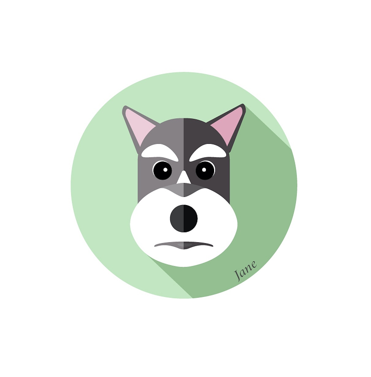 雪纳瑞卡通头像