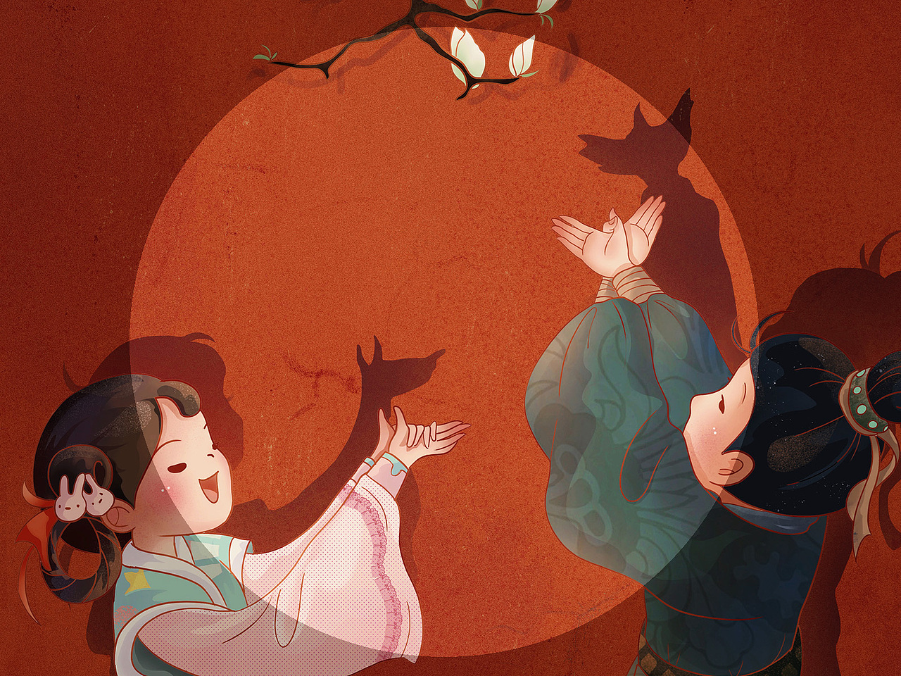 畅夏时刻——国风原创节气插画【夏系列】