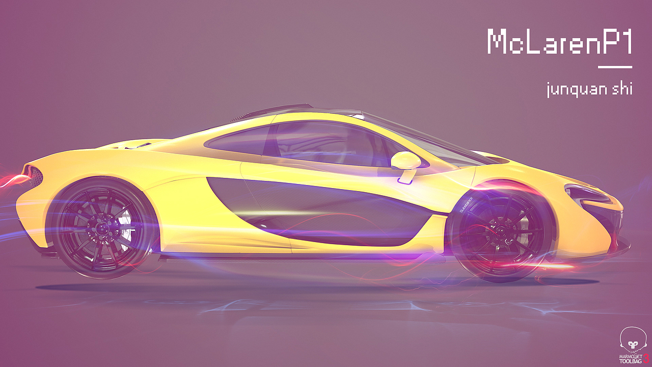 Mclaren P1 迈凯伦跑车建模练习（图ZMTA0NTEyNjcy） - 机械/交通 - 站酷设计师Jiaoqing原创素材 - 站酷ZCOOL