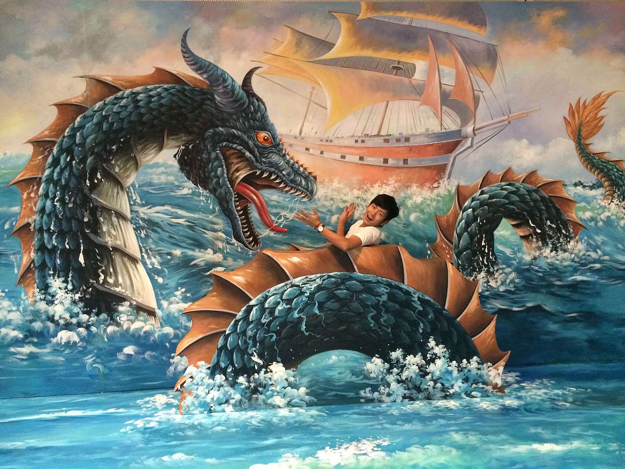 辽宁省大连市沃美术馆彩绘、立体画