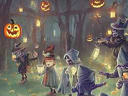 #AI創(chuàng)作實(shí)驗(yàn)室#不給糖果就搗蛋萬圣節(jié)鬼怪