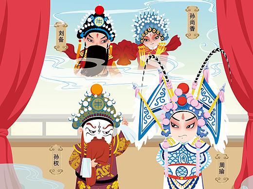 《京剧故事•甘露寺》ai绘本