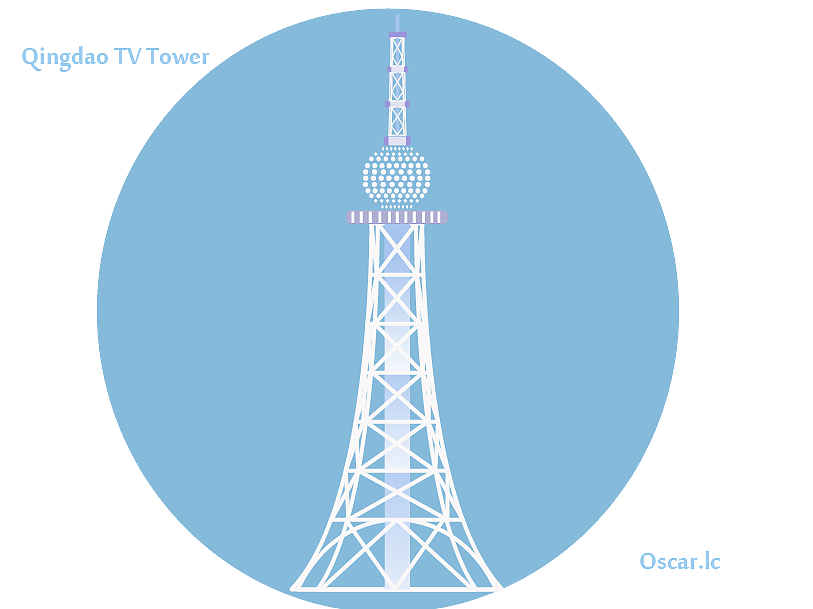 电视塔|插画|创作习作|aki_lc_原创作品-站酷zcool