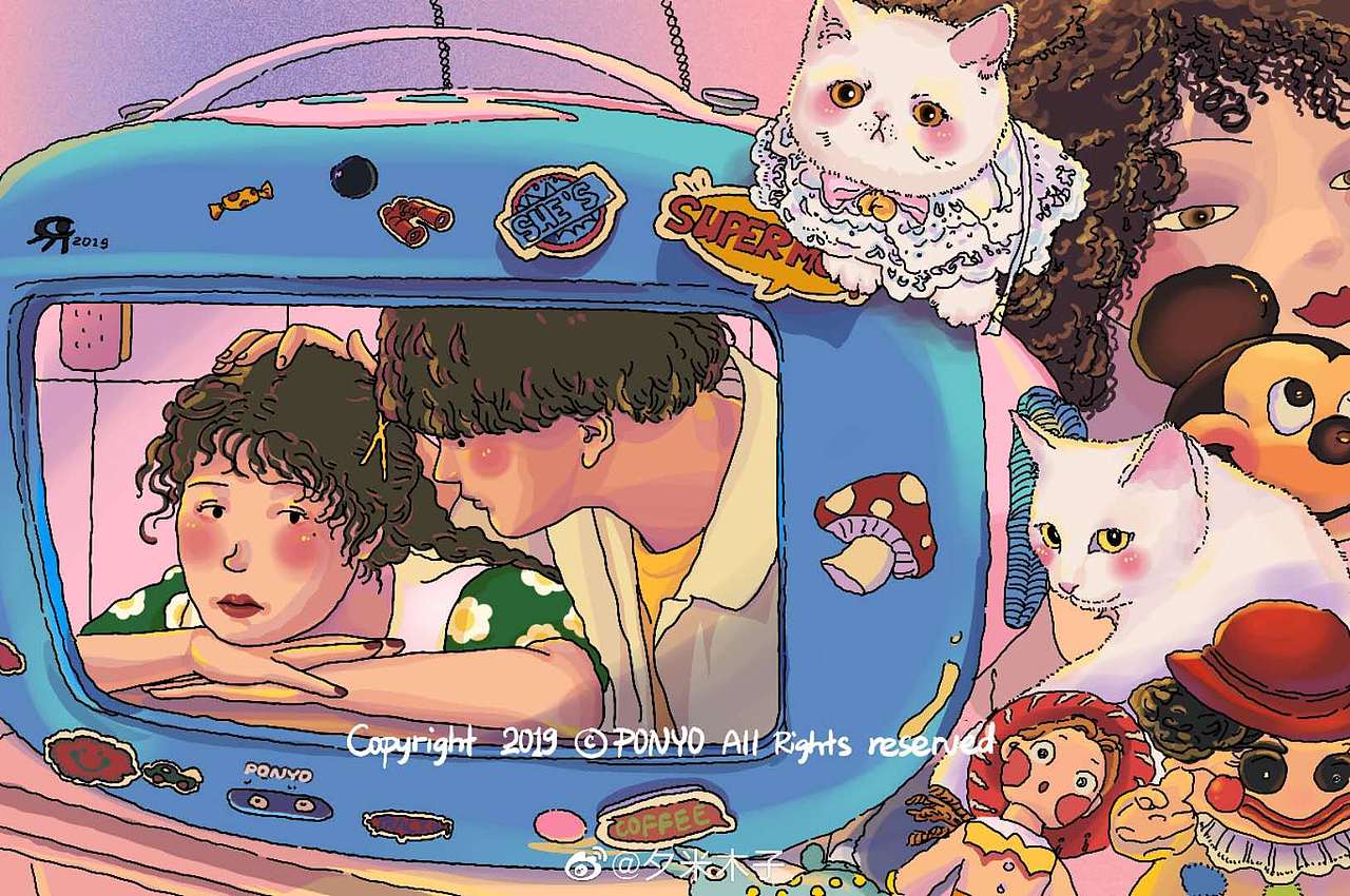 今日分享知画哟插画老师_夕米木子