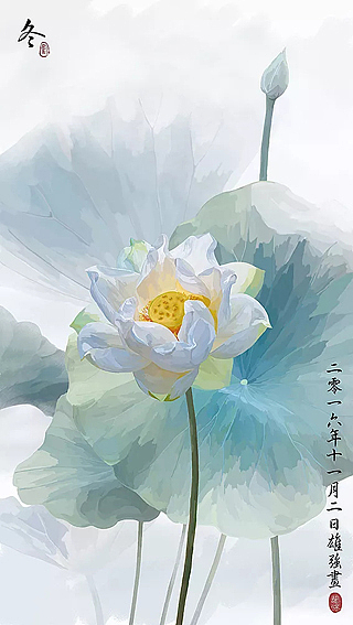 冬（图ZMTA5NTM4NzMy） - 绘画 - 站酷设计师艺轩绘本原创素材 - 站酷ZCOOL