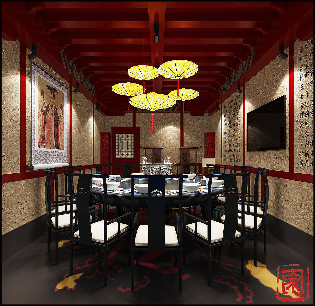 湖南湘菜-御龙厨餐饮品牌视觉+空间设计