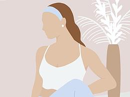 Joyberry瑜伽系列插画