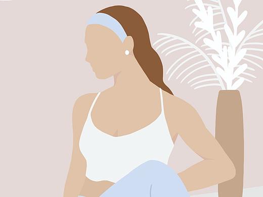 Joyberry瑜伽系列插画（个人主页-ZNDYyMjU2ODQ=） - 商业插画 - 站酷设计师_Shu原创素材 - 站酷ZCOOL