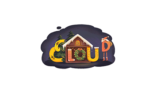 云软logo节日doodle（图ZNjc3MzY5ODA=） - 商业插画 - 站酷设计师丸子刁原创素材 - 站酷ZCOOL