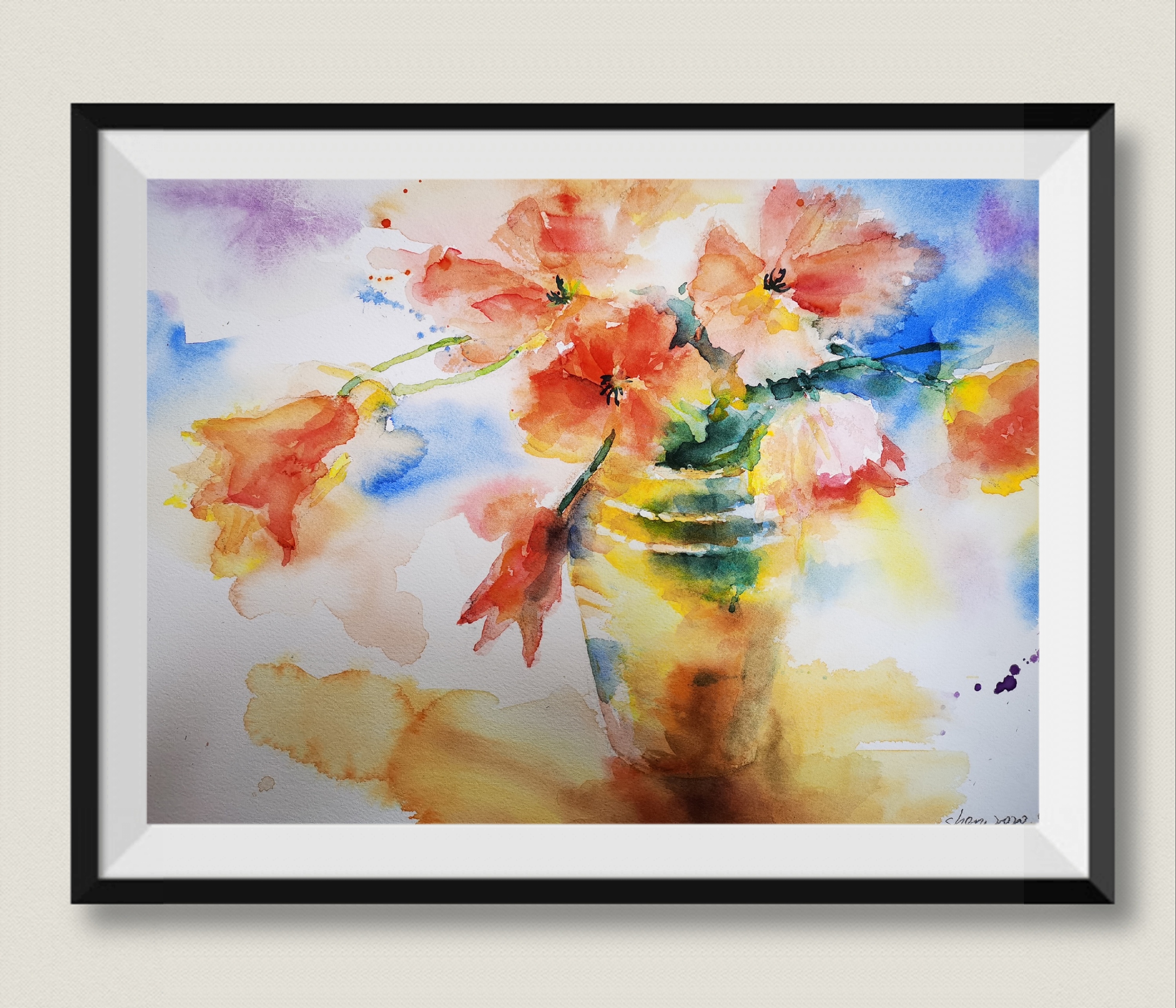 临摹永山大师的作品