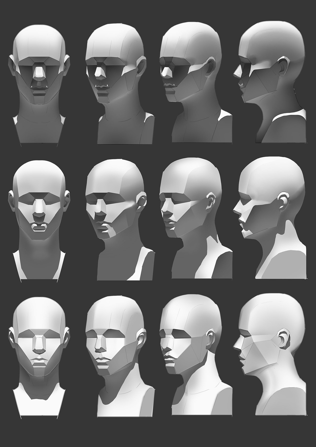 之前的一个头像打光练习 ​​​​（图ZMjY1NjI4NjI0） - 创作习作 - 站酷设计师战神3原创素材 - 站酷ZCOOL