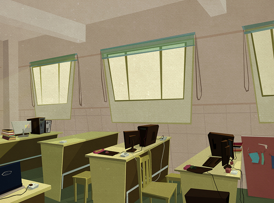 二维动画短片《那时,我们》广东白云学院 #青春答卷2014#