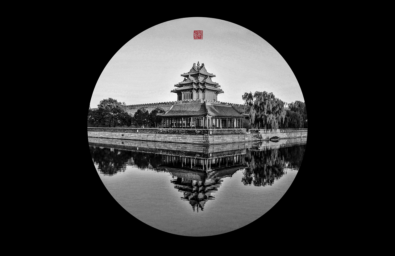 黑白映画 | 一山一水一城一人（图ZNzMyOTYwMzI=） - 风光摄影 - 站酷设计师未禺禾原创素材 - 站酷ZCOOL