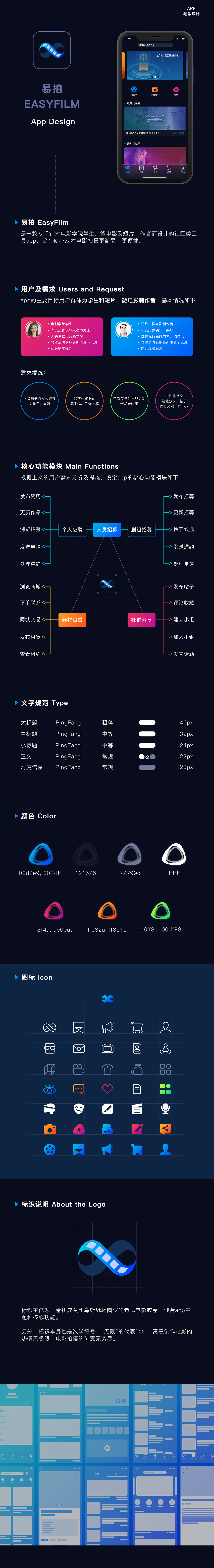 易拍 EasyFilm 概念app 重设计