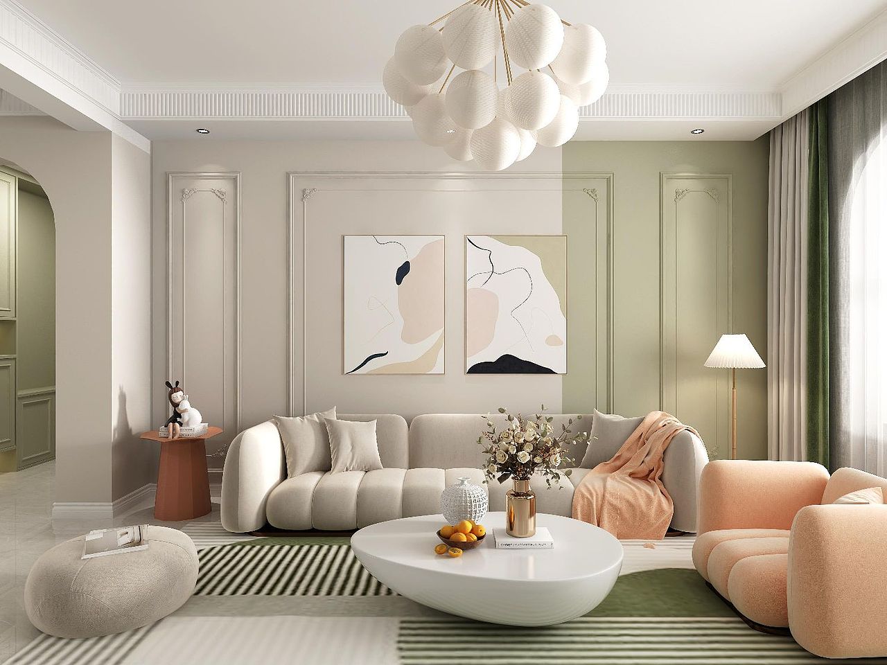 法式奶油风设计（图ZMzE3Mjg4Njk2） - 家装设计 - 站酷设计师壹景创意设计原创素材 - 站酷ZCOOL